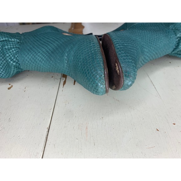 vintage 80s Nine West : snake snake skin boots - Picture 10 of 15